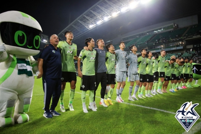 전북 현대 선수들. /사진=한국프로축구연맹