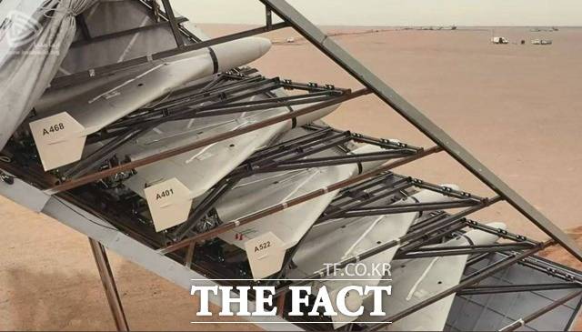 이란이 러시아에 제공한 자폭드론 샤헤드 136./알렉스 핀 헤이로 트위터