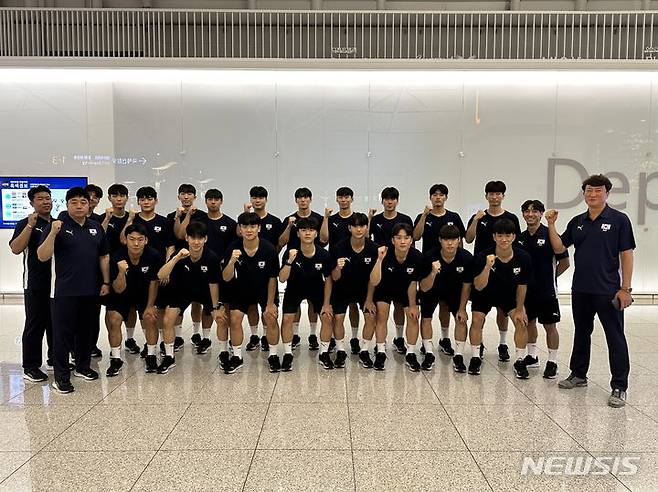 [서울=뉴시스]U-19 남자핸드볼, 세계선수권 조별리그 3전 전패 (사진 = 대한핸드볼협회 제공)