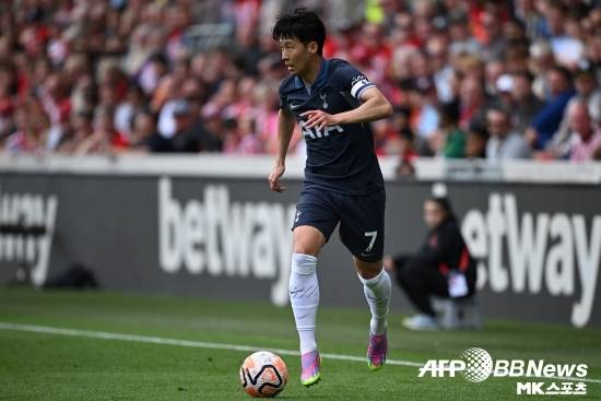 토트넘 홋스퍼가 난타전 끝에 브렌트포드와의 전반전을 2-2로 마무리했다. 사진(런던 영국)=AFPBBNews=News1