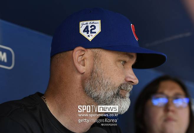 ▲ 데이비드 로스 시카고 컵스 감독.