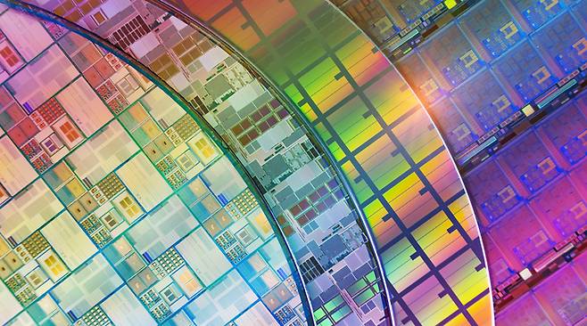 실리콘 웨이퍼 예시 ⓒ게티이미지뱅크