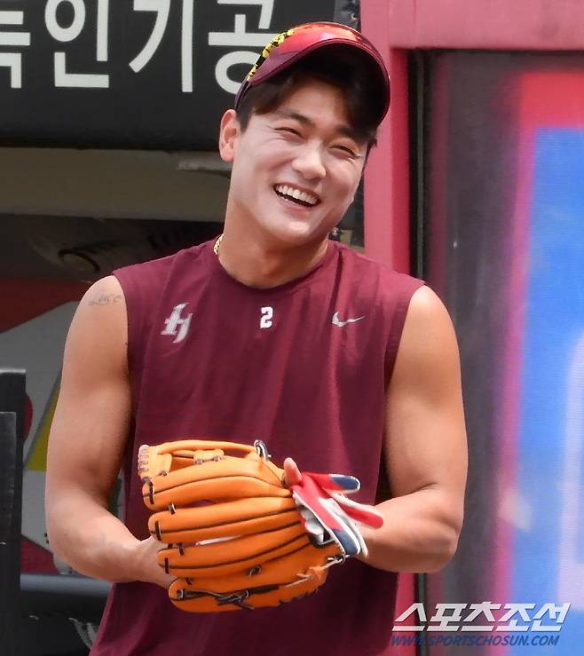 호랑이 선생님이 마냥 좋은 김태진 '싱글벙글'