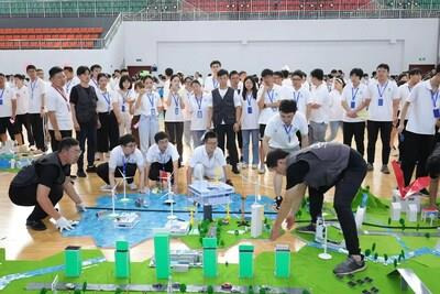 College Students Jointly Built A Future City At the 2023 Onboarding Ceremony  of Shanghai Electric. (PRNewsfoto/Shanghai Electric)