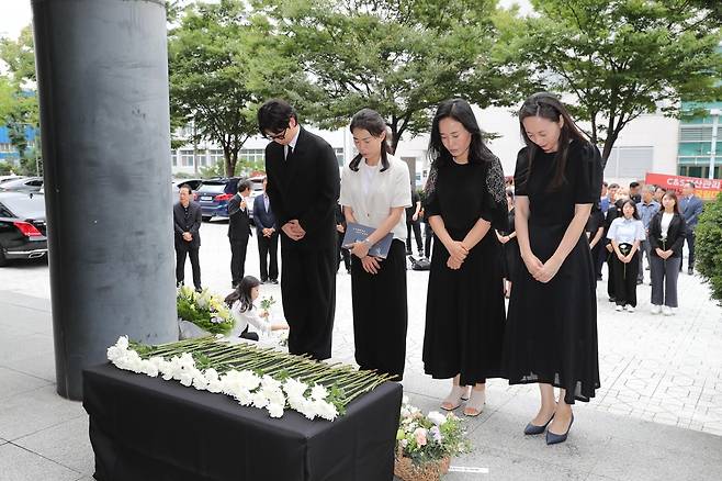 고현철 부산대 교수 8주기 추모식 [부산대 제공·재판매 및 DB 금지]