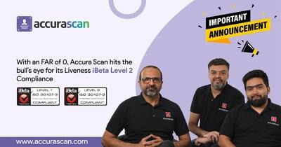 With an FAR of 0, Accura Scan hits the bull's eye for  its Face Liveness iBeta Level 2 Certification