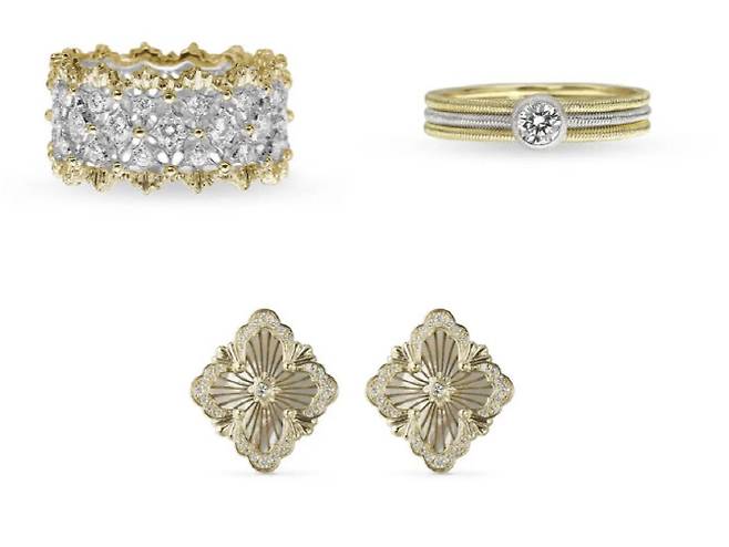 이탈리아 명품 브랜드 부첼라티 반지, 귀걸이. (사진=부첼라티)