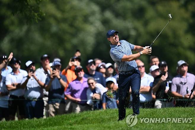 매킬로이의 1라운드 경기 모습 [Jamie Sabau-USA TODAY Sports/로이터=연합뉴스]