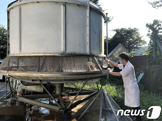 냉방기 레지오넬라균 검사.(뉴스1/DB) ⓒ News1