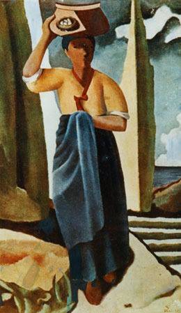 김환기, '종달새 노래할 때'