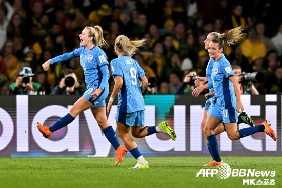 잉글랜드는 역사상 첫 여자 축구월드컵 우승을 노린다. 사진=AFPBBNews=News1