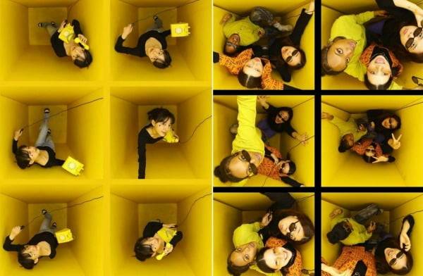 SNS에서 유행하고 있는 '네컷사진' 구도인 '하이앵글 사진'. /사진='무브먼트' 제공