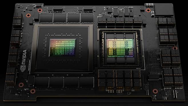 엔비디아 H100 GPU. 엔비디아 제공