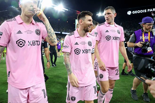 ▲ 리오넬 메시는 득점왕과 최우수선수상을 수상했다. ⓒ연합뉴스/AFP/AP/REUTERS