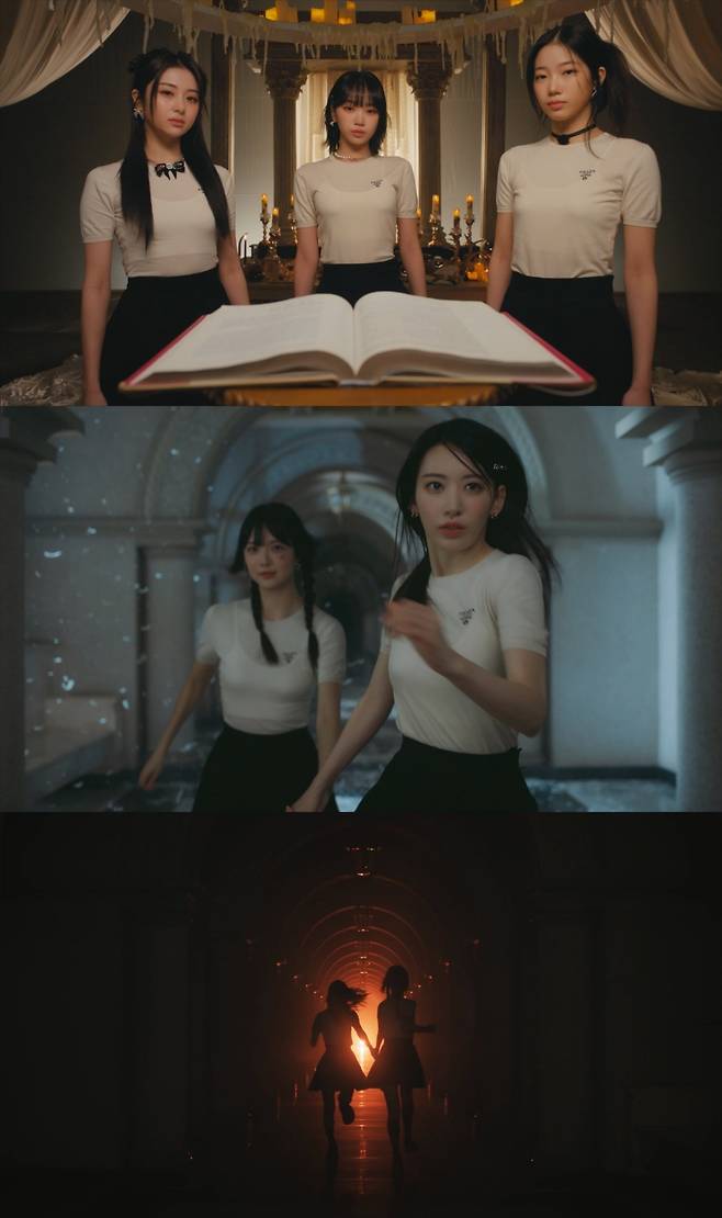 사쿠라 전속력 질주..르세라핌, 일본 싱글 2집 타이틀곡 MV 티저 공개 '기대 UP'