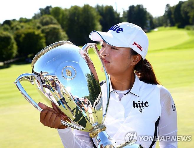 2019년 대회에서 우승한 고진영 [게티이미지/AFP=연합뉴스]