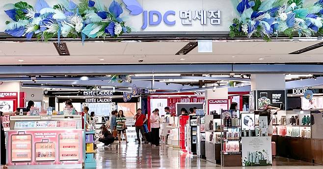제주공항 JDC면세점 [연합뉴스 자료사진]