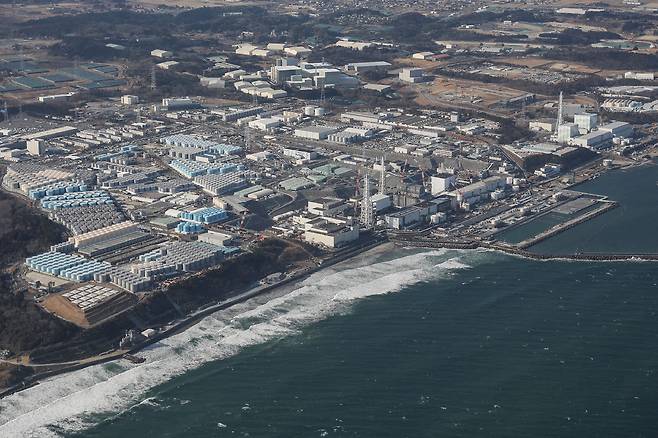 2021년 후쿠시마 원전의 전경./AFP 연합뉴스