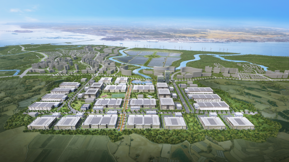 전남 해남군  솔라시도에 들어설 국내 최대 규모 데이터센터 집적화 단지 조감도. 보성그룹 제공