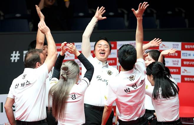 PBA 팀 리그 2라운드 우승에 도전하는 신생팀 에스와이 [PBA 제공. 재판매 및 DB 금지]