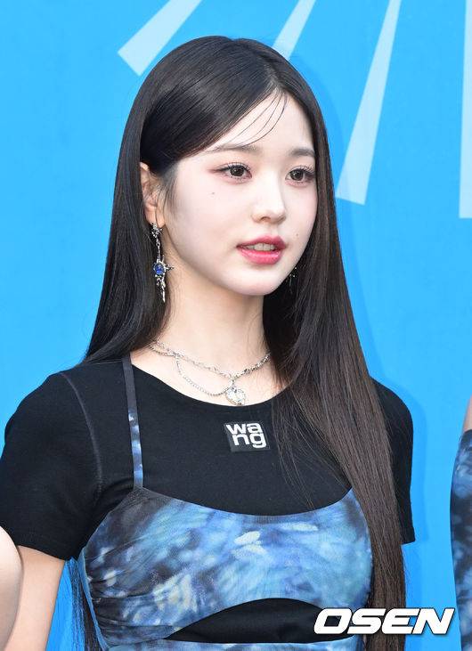 [OSEN=조은정 기자]5일 오후 서울 잠실실내체육관에서 '펩시 썸머 페스타 2023' 포토월 행사가 열렸다.아이브 장원영이 포즈를 취하고 있다. 2023.08.05 /cej@osen.co.kr