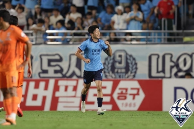 결승골을 넣은 고재현 (한국프로축구연맹 제공)