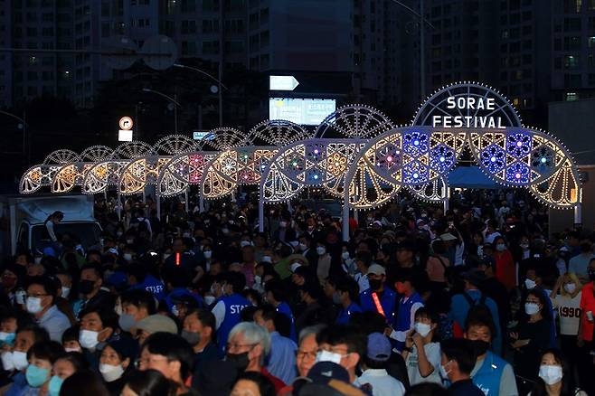 2022년 소래포구축제 모습.