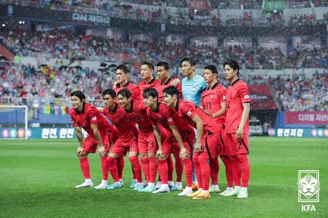 대한민국 축구대표팀. /사진=대한축구협회 제공