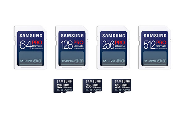 Samsung Electronics Co.’s PRO Ultimate memory cards. [Courtesy of Samsung Electronics]