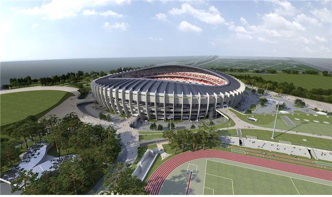 잠실종합운동장 주경기장 리모델링 투시도.