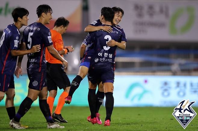 충북청주 정민우. 제공 | 한국프로축구연맹