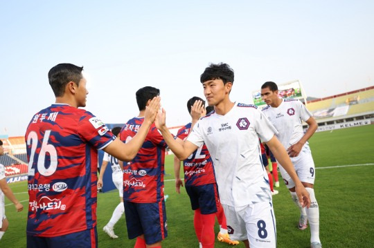 김천 vs 충북청주 시즌 두번째 맞대결[한국프로축구연맹 제공]