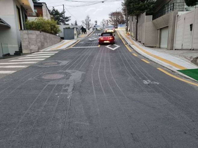 용산구 회나무로 열선 설치 이후 모습.(사진=용산구 제공)