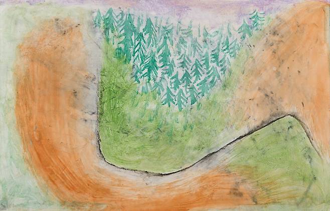 파울 클레 ‘알프스 풍경’(1937년). 스티븐 옹핀 갤러리 제공