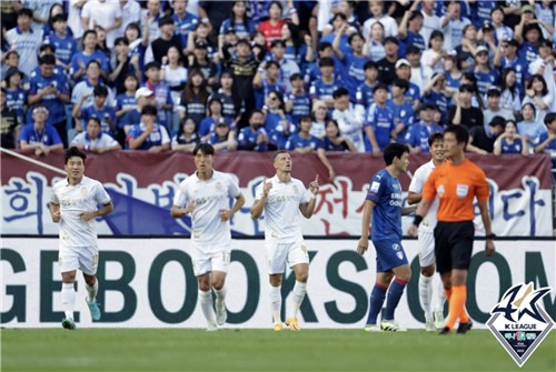 결승골 넣은 일류첸코 [한국프로축구연맹 제공. 재판매 및 DB 금지]