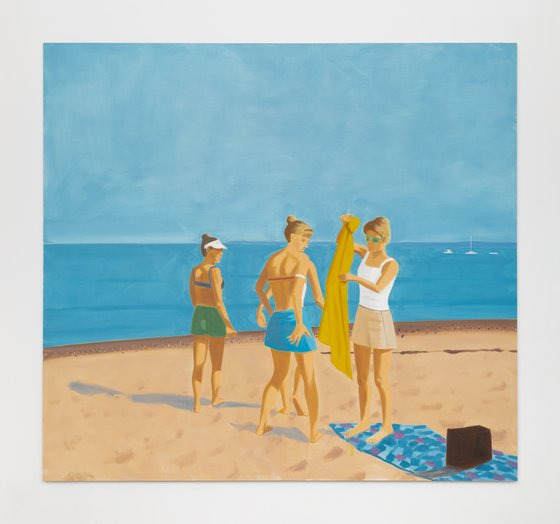 프리즈에 참가한 미국 그레이갤러리가 선보이는 Alex Katz Saturday, 2002, Oil on linen 사진 프리즈 서울