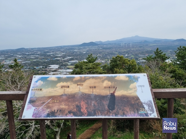 저지오름 정상. ⓒ김재원