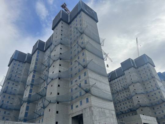 서울의 한 아파트 건설현장 모습. <디지털타임스 DB>