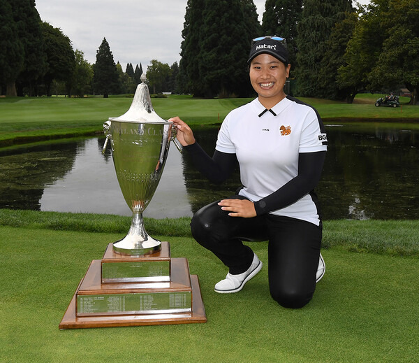 2023년 미국여자프로골프(LPGA) 투어 포틀랜드 클래식 우승을 차지한 짠네띠 완나센(태국). 사진제공=Getty Images_LPGA