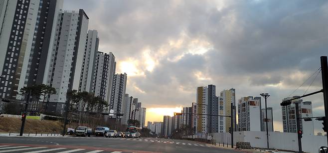 서울 송파구 위례신도시 일대 아파트 밀집지역의 모습. [헤럴드경제DB]