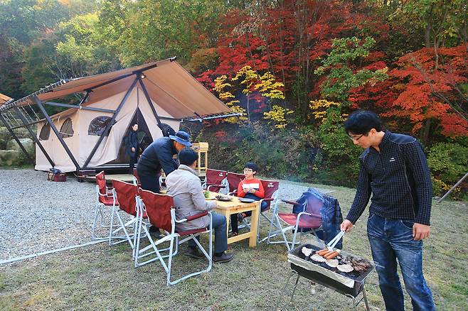 연천 캠핑장 가족여행 [한국관광공사 제공]