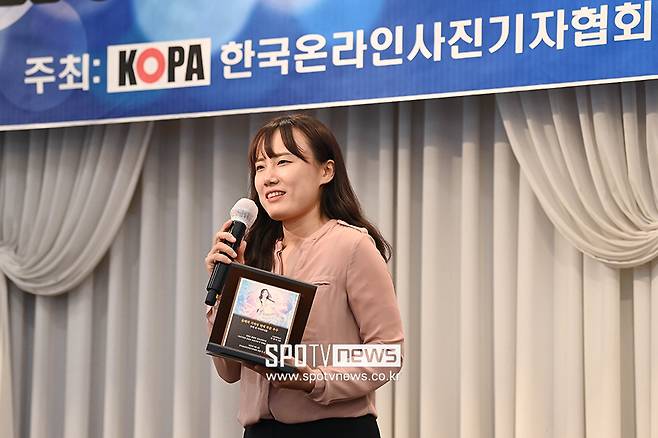 ▲ 정소희 한국온라인사진기자협회장, 스포티비뉴스 곽혜미 기자