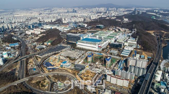 용인시 기흥구 농서동 일원 삼성전자 기흥캠퍼스 전경.(사진=용인시)