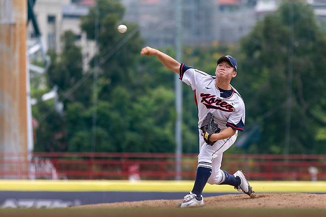 ▲ 대표팀 경기 장면. ⓒWBSC