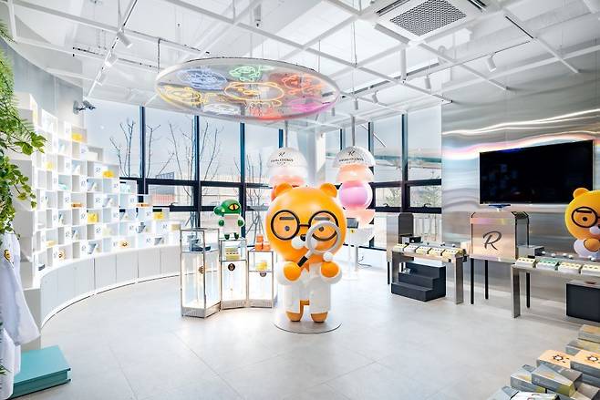 카카오 VX의 플래그십 매장인 카카오프렌즈 골프 아지트 in하남(카카오 VX 제공)