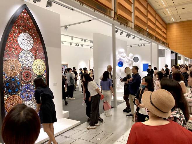 프리즈 서울(FRIEZE SEOUL) 2023 VIP 프리뷰 전경. 오정은