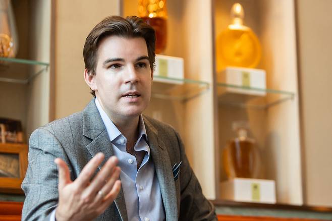 6일 서울 강남구 역삼동 조선 팰리스, 럭셔리 컬렉션 호텔에서 헤럴드경제와 만난 럭셔리 컬렉션 호텔의 필립 베그만 부사장 겸 글로벌 브랜드 리더 [메리어트 인터내셔널 제공]