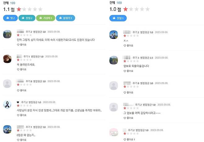 '별점 테러' 당하는 가해 학부모 사업장 [연합뉴스 자료사진. 재판매 및 DB 금지]