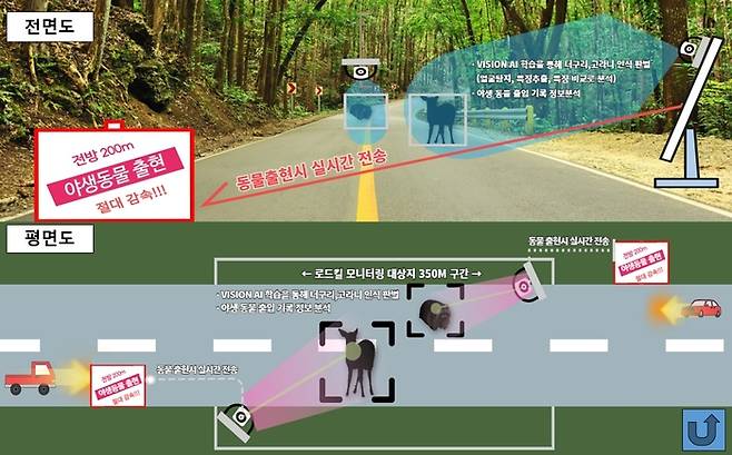 정보통신기술(ICT)을 활용한 로드킬 예방 시범체계