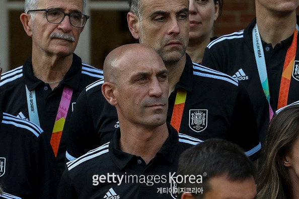 스페인 축구협회장에서 사퇴한 루이스 루비알레스 회장. 사진=게티이미지